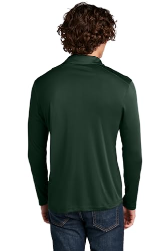 SPORT-TEK Polo Unisex de Manga Larga Posi-UV Pro | Camisa Clásica con Cuello para Hombres y Mujeres, Protección UPF 50 miniatura 3
