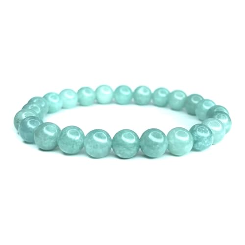 Bracelet en Jade de Birmanie – Pierre Naturelle 8mm – Pierrepour Méditation, Énergie et Chance – Lithotherapie Bien-être Bijou Tendance Méditation, Yoga, Reiki – dée Cadeau pour Femme Homme Ado