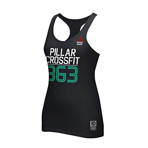Reebok 2016 Crossfit Games 10 Invictus 291 Women's Black Racerback Tank Top