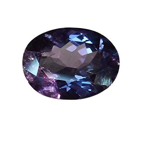 Attractive 14.25 Ratti Purple Colour Alexander Stone Oval Shape Alexandrite Gemstone Original Certified by Lab for Men & Women-image-49