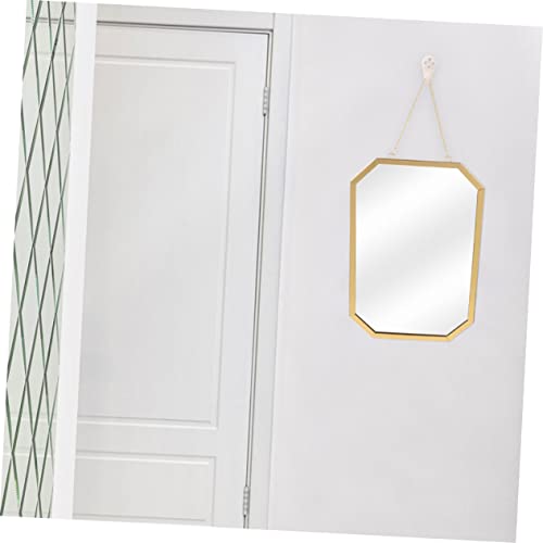 Beavorty Wall Mounted Makeup Mirror Wall-Mounted Mirrors Wall Mounted Mirror Kids Makeup Mirror Wall Makeup Mirror Geometric Wall Mirror Cosmetic Mirror Bathroom Makeup Mirror Vanity Mirror #TOP7