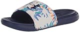 Under Armour Girls Ansa Graphic Fixed Strap Slide Sandal, (105) White/Sonar Blue/Sonar Blue, 3 Little Kid