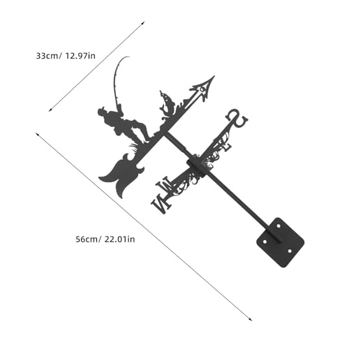 Veleta de hierro Tofficu resistente para condiciones climáticas 3