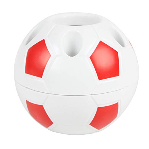 Yuanhong Soccer Pattern Pen Holder, Football Pencil Desktop Storage Box for Office Student, Stationery Pencil Organizer Cup Holder