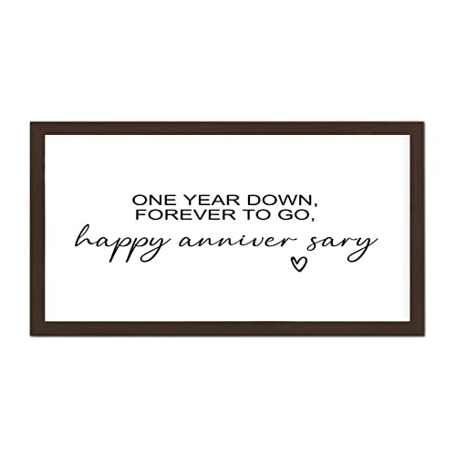 Cadre en bois One Year Down 30,5x55,9 cm, décoration murale haut de gamme