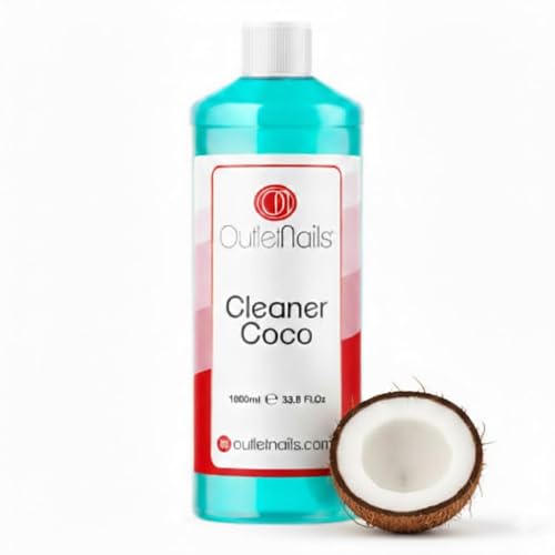 Cleaner 1000ml | Limpiador de uñas con Fragancia Coco | Ideal para uñas de gel