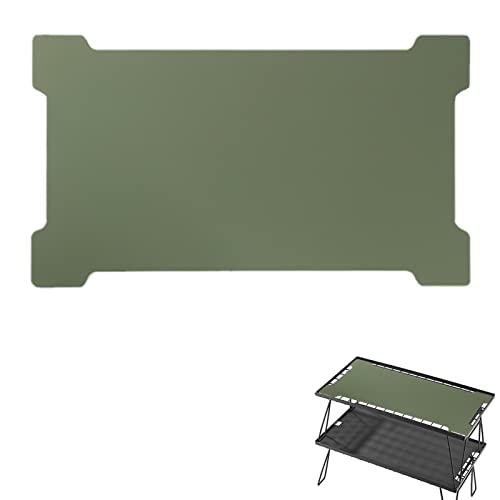 Placas de cobertura de mesa,Tampo de Mesa Estável Tampo de Mesa de Aço Sólido Bancada para Camping |