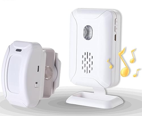 Meichoon Security System Motion Detector Doorbell, 1x Infrared Sensor, 1x Receiver, Wireless, 433 MHz, 8m Range - Image 3