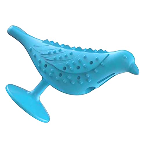 Balacoo Pet Cat Chewing Toy Birds Cat Toys Interactive Plaything Pet Cat Molar Grinding Bite- Resistant Kitten Toy for Cat Pet Dental Care Toy Blue
