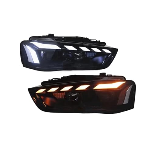 Faros delanteros Audi A4 B8 2014 2015 luz Xenon proyector DRL recambio automotriz