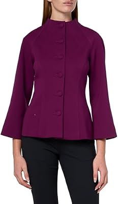 Trina Turk Woods Jacket, Elderberry, 0