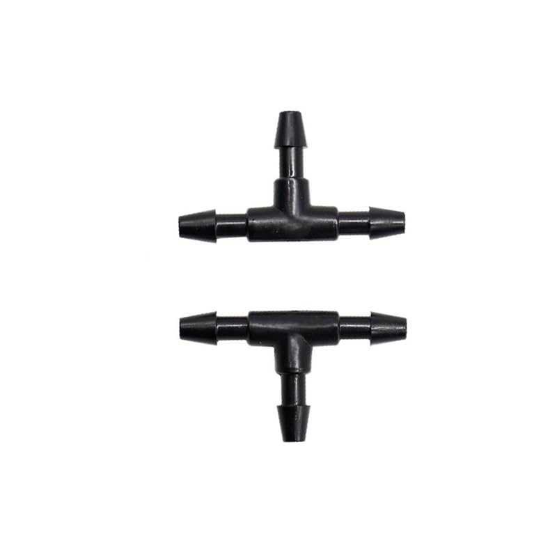 1000 Pz 1/8 "Hose Tee Connettore Acqua Splitter 4/7 3/5 Tubo Da Giardino Irrigazione Acqua Tee Barb Irrigazione a goccia Raccordi
