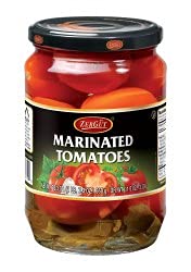 Zergut Marinated Tomatoes Kosher 4 Glass Jars 24 Oz/680 G #TOP2