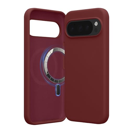 kwmobile TPU Silicone Case Compatible with Google Pixel 10 Pro XL - Case Magnetic Cover - Compatible with MagSafe - Bordeaux Violet by kwmobile - Image 8