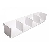 Mojawo Wandregal Schweberegal CD-Board Bücherregal Regal Board Wandboard CD-Regal Wei...