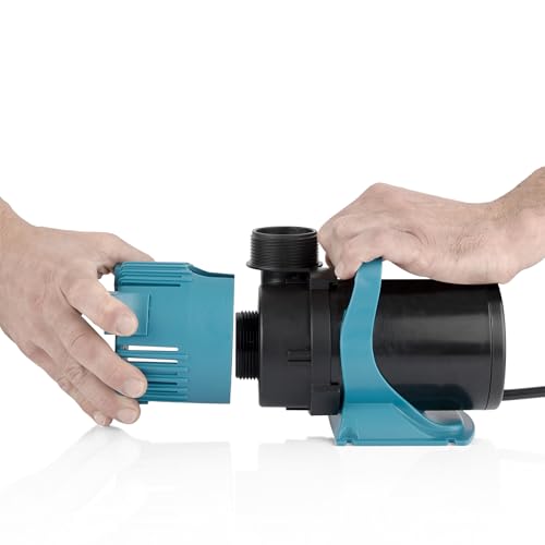 Alpine Corporation 5600 GPH Vortex Submersible Water Pump 20 Ft Cord for Ponds, Fountains and Water Circulations, Quiet Operation Vertical/Horizontal, 22.5 Ft Lift 324 Watts, Black/Teal by Alpine Corporation - Used condition - Image 9