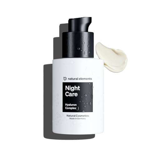 Night Care – crema hidratante de 50 ml – crema de noche con hialurón, glicerina, lípidos y ceramidas – regeneración, antienvejecimiento – probada en laboratorio y producida en Alemania