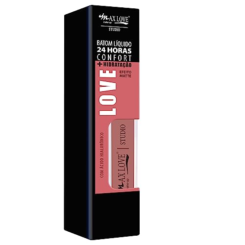 Batom Líquido Max Love 24H Confort Matte Intenso - Alta Fixação, Não Transfere, Cor 711