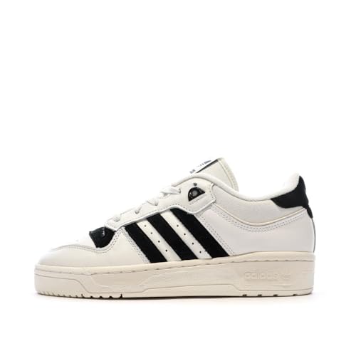 adidas Rivalry 86 - Zapatillas de deporte para mujer, color blanco y negro, Negro , 43 1/3 EU