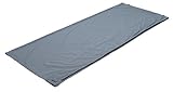 ALPS Mountaineering Poly Cotton Rectangle Sleeping Bag Liner , Grey