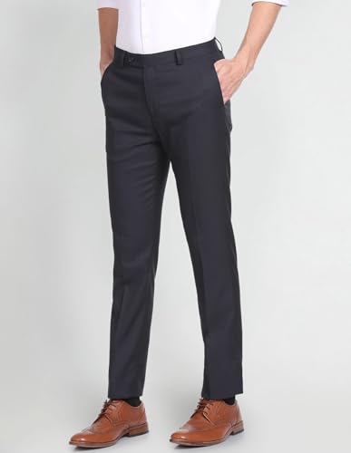 Image of Arrow Men's Mid Rise Regular Pants