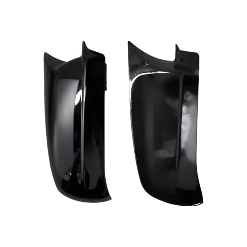 Coques rétroviseur voiture en ABS noir brillant pour protection latérale