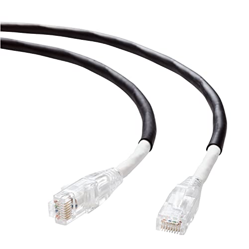 Elecom LD-GPAOS/BK50 CAT6A LAN Cable, 164.0 ft (50 m), Outdoor, Weatherproof, Black