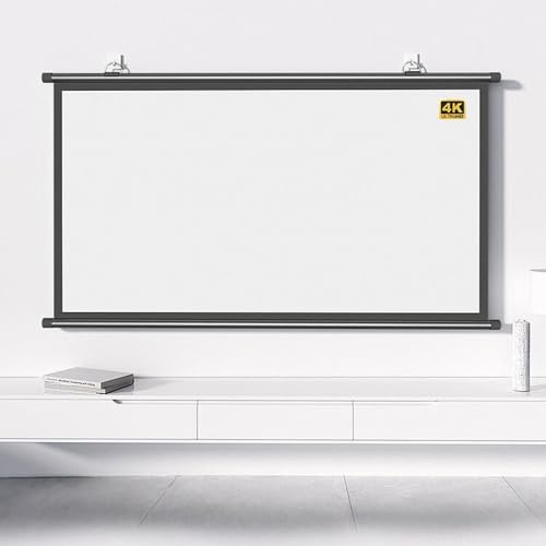 Pantalla de proyección manual 72 pulgadas 16:9 HD miniatura 1