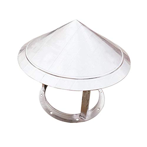 Capot de protection cheminée inox rotatif pour une ventilation durable