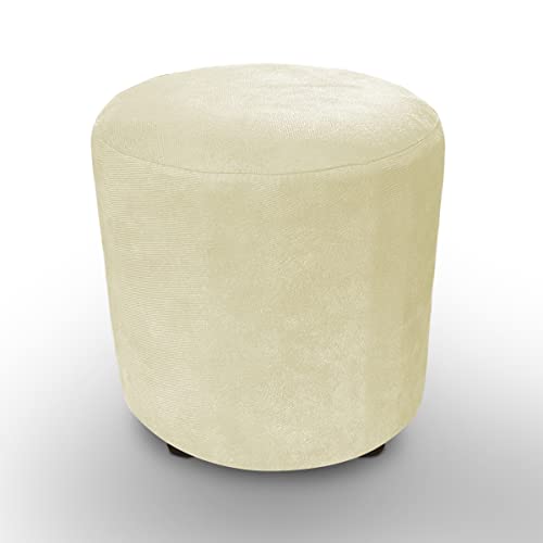 Puff Infantil Banquinho Banqueta Redondo Decorativo Puffin (Suede Marrom)