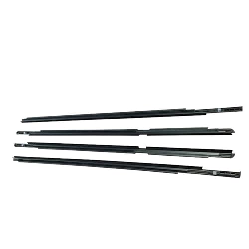 Burletes de ventana laterales para Toyota Yaris 2006-2013, correas exteriores de goma, 4 uds