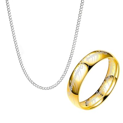 Teegxddy 1 para anillo señor de los anillos,Anillo de tungsteno de 6MM Anillo sencillo en y tamaños a elegir55 cm | Ya disponible en tu tienda friki favorita! En mundofriki.es!