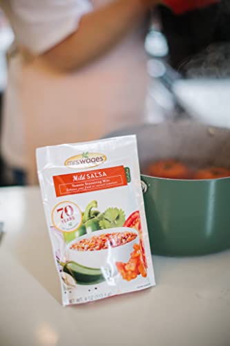 Mrs. Wages Mild Salsa Tomato Seasoning Mix, 4 Oz Packet (Value Pack Of 12) #TOP2