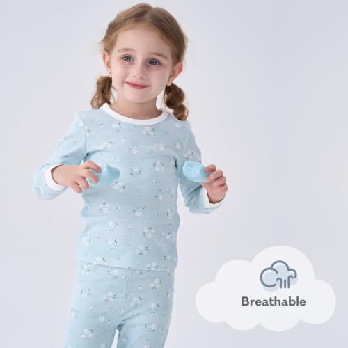 Image of pureborn Baby Pajamas Set Toddler Snug Fit Cotton Sleepwear 2pcs 12M-7Y