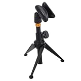 Fixation sécurisée : le support de bureau robuste offre une plateforme stable et fiable pour vos microphones, trépieds pour microphones de bureau et pinces pour microphones portables