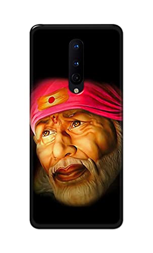 Image of PRINTFIDAA Sai Baba Lord Shiridi Great God Hinduism Religious Hard Back Cover for OnePlus 8 (6.55 inch) Back Cover -(P6) KAT1002