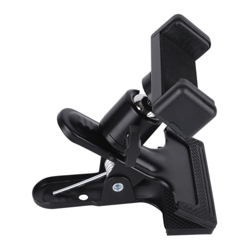 Guitar Live Broadcast Adjustable Headstock Clamp Clips Mount Head Phone Holder