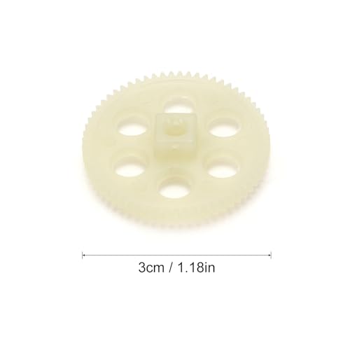 Engranaje principal RC Drfeify para helicóptero C138 PRO Bell 206 de plástico resistente 3