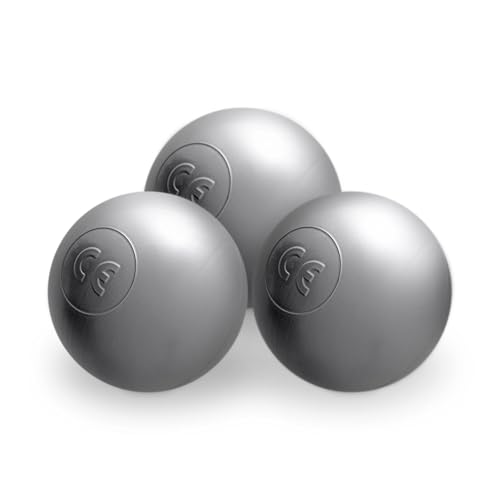 MISIOO Lot de 50 balles pour bébé à partir de 1 an - 6 cm - sans Danger et Non Toxique - Résistant aux Chocs - Couleur argentée - Parfait pour Le Plaisir des Enfants - Jeu de Piscine à balles – vue 4