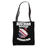 Austrian Flag Outfit American Flags US Uniform Austrian Tote Bag