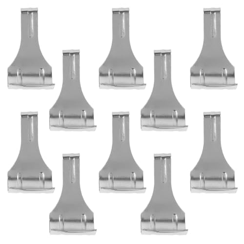Image of jojofuny 10pcs Metal Photo Hooks for Hanging Pictures Artwork and Frames and Easy to Install for Home and Office Use Excellent Bearing Capacity