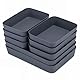 Bugucat Schubladen Organizer 8 Stücke,Schubladen Organizer Büro Schminktisch Organizer mit 2 Größen,Schreibtisch Organizer Schubladen Kunststoff Schminktisch Zubehör für Make up Badezimmer Küche Büro