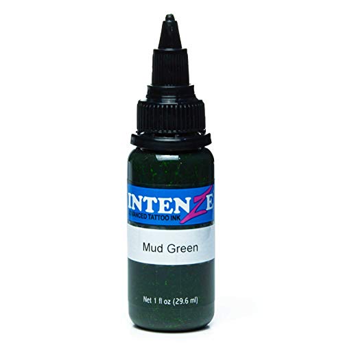 Intenze Mud Green Tattoo Ink 1oz