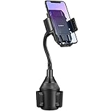 Car Cup Holder Phone Mount, FishOaky Universal Adjustable Automobile Cup Mount Phone Holder Compatible with iPhone Xs XR 8 8plus 7 7Plus Samsung Galaxy S9 S9+ Note 9 S8 S7, All Phones Width 2.1