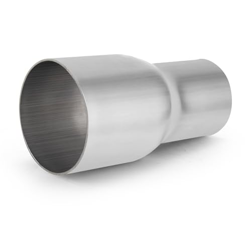 Image of A-KARCK Exhaust Adapter Connector 1.5 inch ID to 2 inch ID, Exhaust Pipe Reducer 4 inch Overall Length 304 Stainless Steel