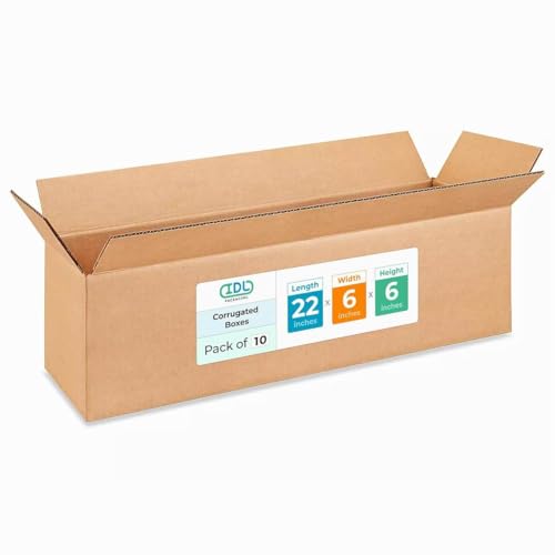 Long 22x6x6 Moving Boxes (10-pack) IDL Packaging