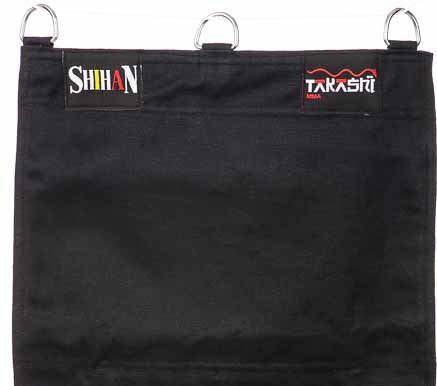 KUNG-FU Canvas Wall Striking Bag 1 Section (Black)