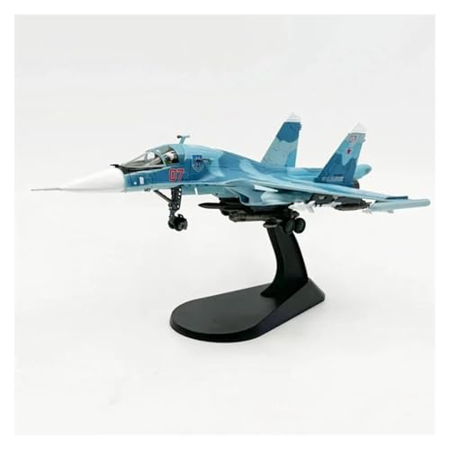 Modelo Su34 Sukhoi avión militar de metal para regalar a aficionados 7