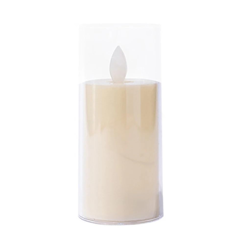 TANGSIYANG Led Candles LED Flameless Flickering Candle Lights Electronic(5x15cm)