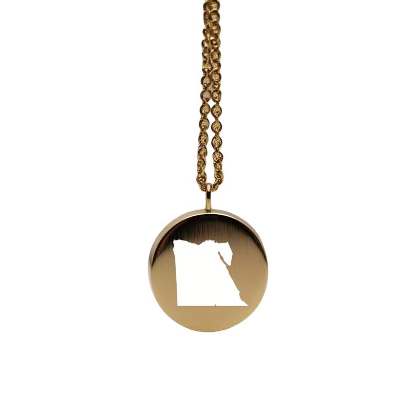 Pendentif carte de l'Égypte le cadeau mémorable pour les passionnés d'histoire et de voyage